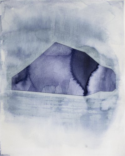 Geometria astratta blu da Joshua Hoskins