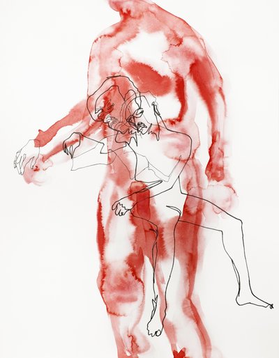 Abbraccio rosso da Joshua Hoskins