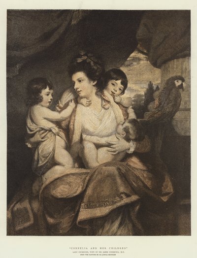 Cornelia e i suoi figli da Joshua Reynolds