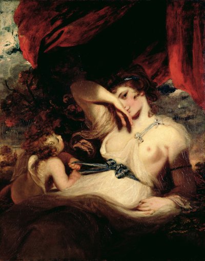 Cupido che Slaccia la Cintura di Venere da Joshua Reynolds