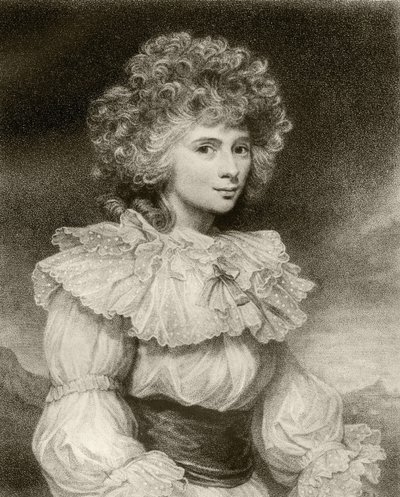 Elizabeth Cavendish, Duchessa del Devonshire, inciso da F. Bartolozzi, da 