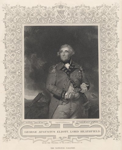 George Augustus Eliott, 1° Barone Heathfield da Joshua Reynolds