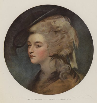 Georgiana Spencer, Duchessa del Devonshire da Joshua Reynolds