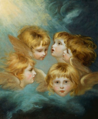 Teste di angeli - Ritratto di Miss Francis Isabel Ker Gorden da Joshua Reynolds