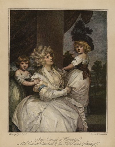 Jane Contessa di Harrington, Lord Visconte Petersham, e l