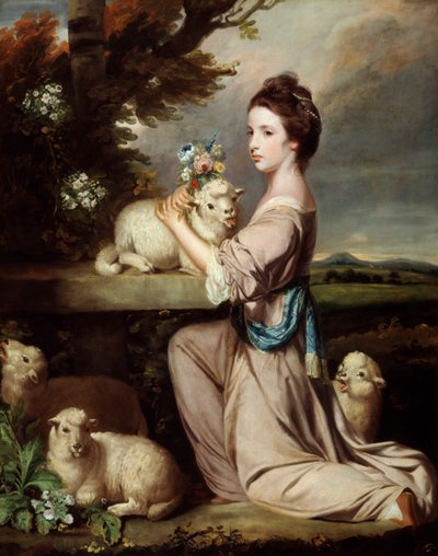 Lady Mary Leslie da Joshua Reynolds