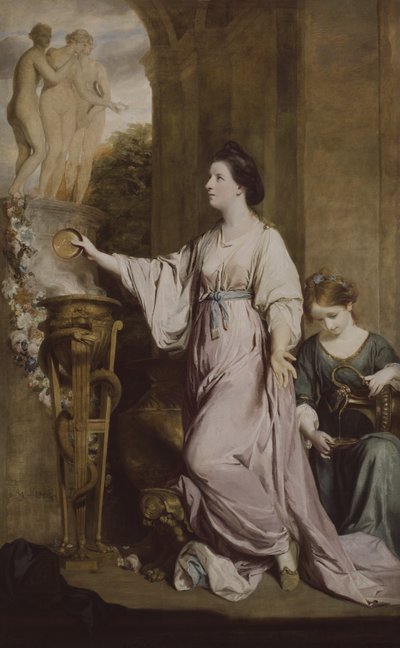 Lady Sarah Bunbury che sacrifica alle Grazie, 1763-65 da Joshua Reynolds