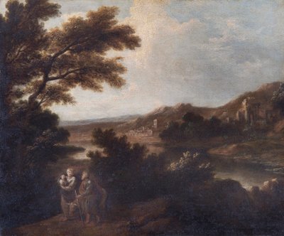 Paesaggio con la fuga in Egitto da Joshua Reynolds