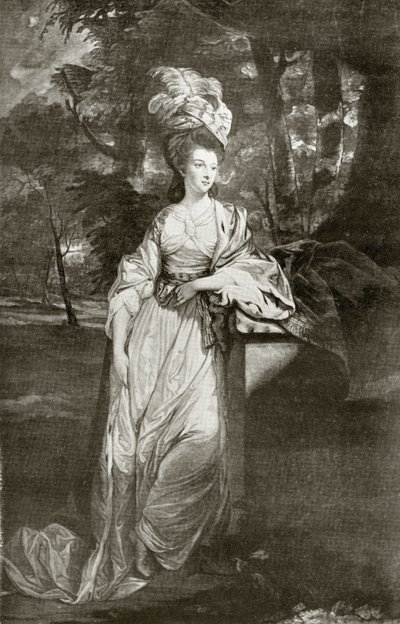 Mary Isabella Somerset, Duchessa di Rutland, incisa da Valentine Green, da 