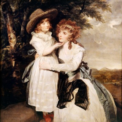 Miss Cocks e sua nipote da Joshua Reynolds