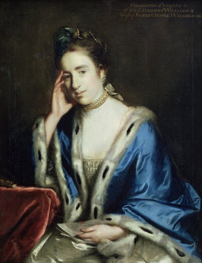 Ritratto di Charlotte Walsingham, 1760 da Joshua Reynolds