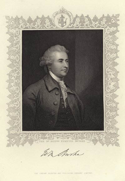 Ritratto di Edmund Burke da Joshua Reynolds