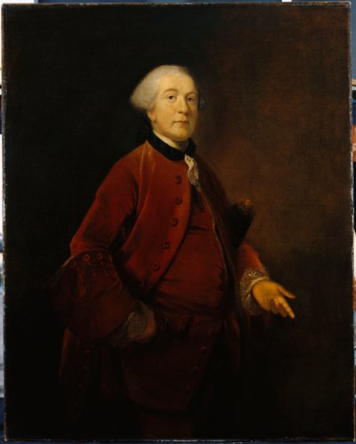 Ritratto di George Ashby, in piedi, a tre quarti di lunghezza, con giacca e panciotto da Joshua Reynolds