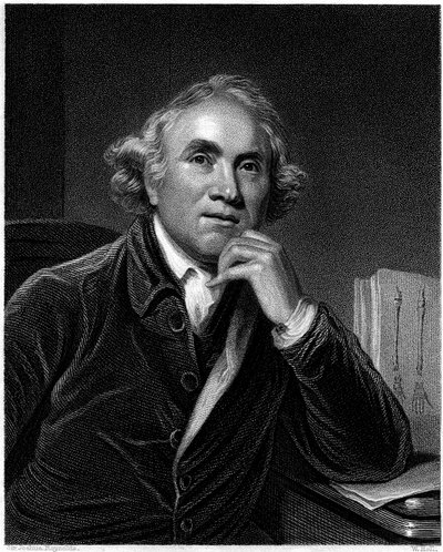 Ritratto di John Hunter, inciso da William Holl, c.1830s da Joshua Reynolds
