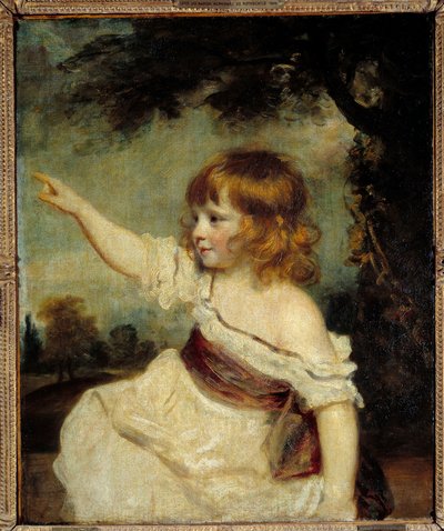 Ritratto di Miss Hare, figlia dello scrittore Francis Hare Naylor da Joshua Reynolds