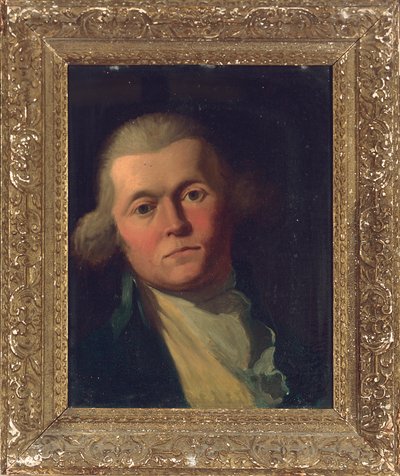 Ritratto di un gentiluomo, busto, in un cappotto blu e gilet giallo da Joshua Reynolds