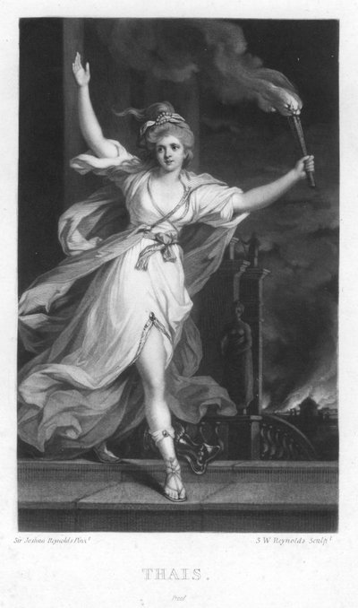 Thais, c1740-1790 da Joshua Reynolds