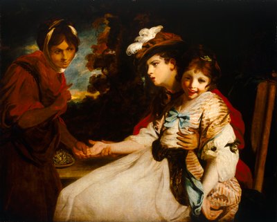 La zingara indovina, c.1781 da Joshua Reynolds