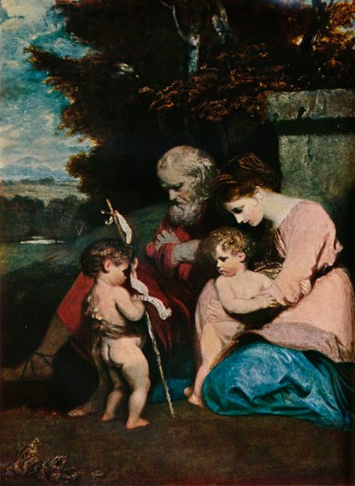 La Sacra Famiglia con il Bambino San Giovanni, 1788-9 da Joshua Reynolds