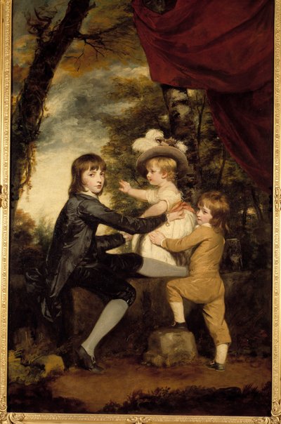 I bambini Lamb. Dipinto di Joshua Reynolds (1723-1792). XVIII secolo. Collezione privata da Joshua Reynolds