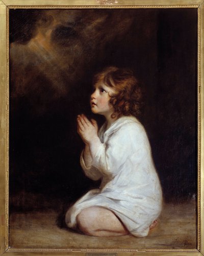 Il piccolo Samuele in preghiera da Joshua Reynolds