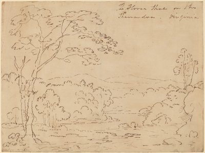 Il ferro di cavallo sullo Shenandoah, Virginia da Joshua Shaw