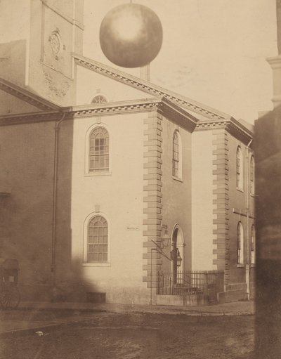 Chiesa di Brattle Square, anni 1850 (foto) da Josiah Johnson Hawes