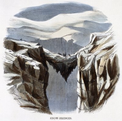 Ponti di Neve, da Fenomeni della Natura, 1849 da Josiah Wood Whymper