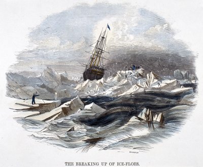 La Rottura dei Ghiacci, da Fenomeni della Natura, 1849 da Josiah Wood Whymper