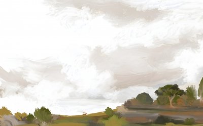 Paesaggio impressionista sereno da Josie George