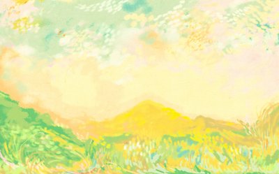 Campi soleggiati dai colori pastello da Josie George