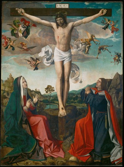 Calvario, dettaglio da Josse (fl.1493-1508) Lieferinxe