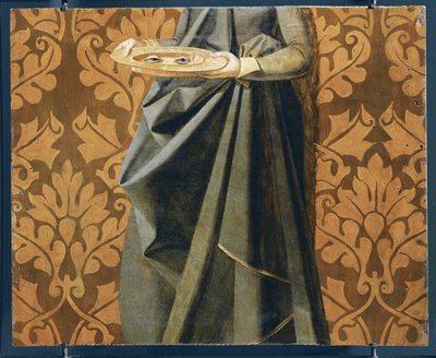 Occhi di Santa Lucia, particolare (dipinto su tavola) da Josse (fl.1493 1508) Lieferinxe