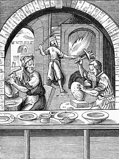 Fabbricante di bacini da Jost Amman