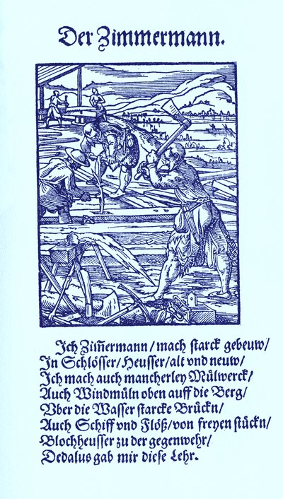 Carpentiere da Jost Amman