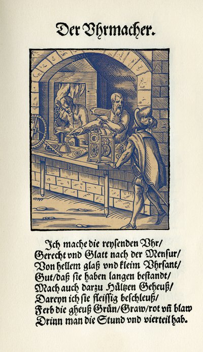 Orologiaio da Jost Amman