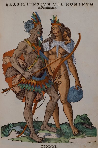 Costumi degli abitanti del Brasile da Jost Amman