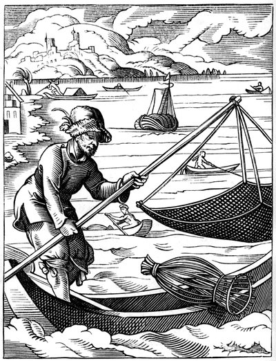 Pescatore, XVI secolo 1849 da Jost Amman
