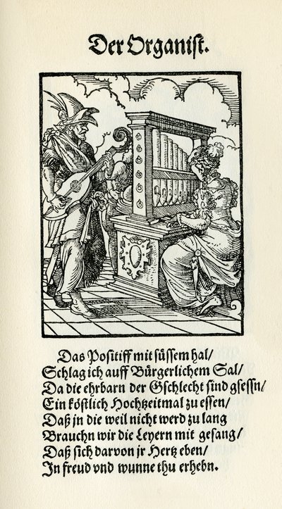 Organista da Jost Amman