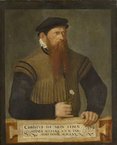 Ritratto di un uomo con barba, 1565 da Jost Amman