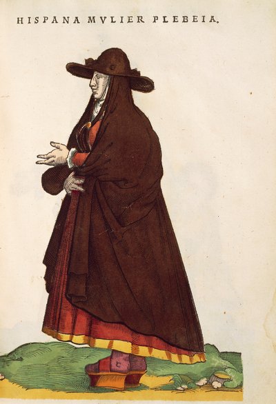 Contadina spagnola, da Habitus praecipuorum popularum da Jost Amman