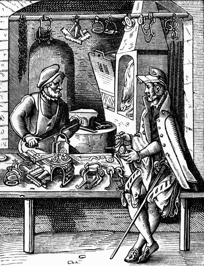 Fabbricante di speroni da Jost Amman