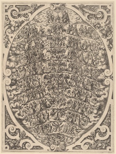 La gerarchia dei cieli da Jost Amman