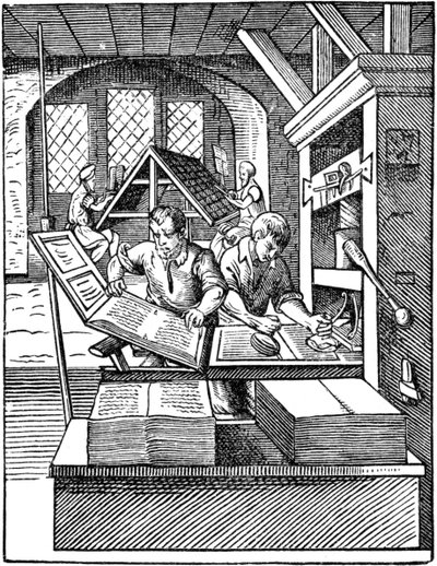 La Tipografia, 1568 da Jost Amman