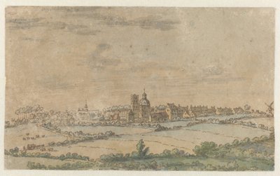 Vista di Scherpenheuvel, Brabante Fiammingo da Josua de Grave (attributed to)