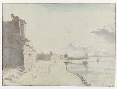 Veduta del Bastione Waterschans, Bergen op Zoom da Josua de Grave