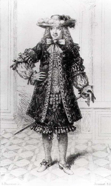 Moliere (1622-73) inciso da B. Damman da Jouaust Jouaust