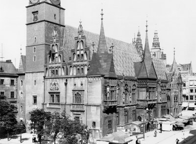 Municipio, Breslavia (oggi Wroclaw) Polonia, c.1910 da Jousset