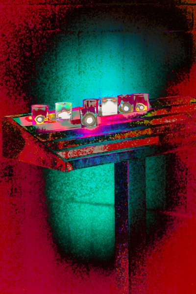 La luce, dalla serie Candele votive, 2015 (fotografia) da Joy Lions