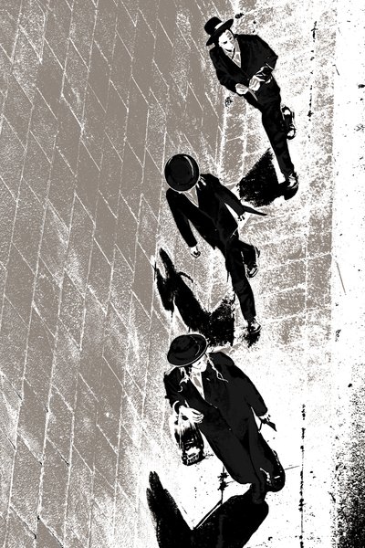 Verso la Porta di Giaffa, dalla serie Tuesday at the Wailing Wall, 2016 (fotografia) da Joy Lions